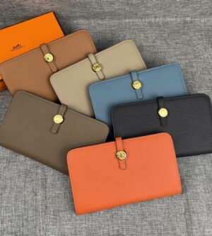 에르메스 도곤 렉토 베르소 장지갑 (금장/은장)