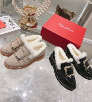 로저비비에 비브 레인저스 시어링 라이닝 레더 로퍼 P00649414 신발