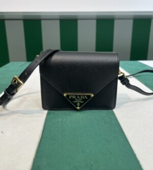프라다 사피아노 숄더 스트랩 카드지갑 미니 크로스백 1MR033