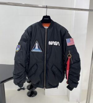 발렌시아가 NASA 남성 봄버 자켓 369277