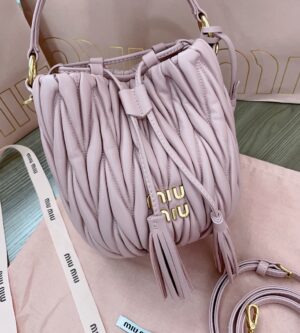 마테라쎄 나파 가죽 버킷백 스몰 5BE085