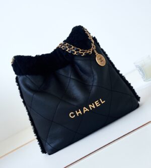 샤넬 23B 22백 스몰 시어링 램스킨 (2컬러) AS3260