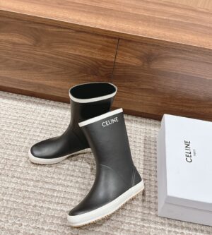 셀린느 플랫 하프 레인부츠 345787001C 신발