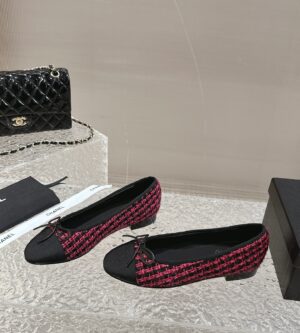 샤넬 트위드 발레리나 플랫 슈즈 G02819 신발