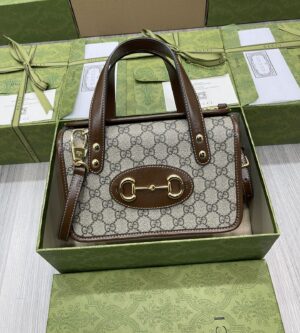 구찌 1955 홀스빗 미니 탑핸들 백 ‎645453