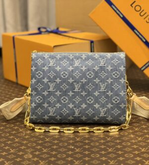 루이비통 쿠상 PM 데님 숄더백 M24564