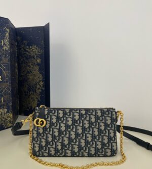 디올 오블리크 30 몽테뉴 체인 미니 숄더백 S2320UTZQ