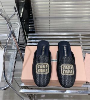 미우미우 뮬 슬리퍼 5S119E