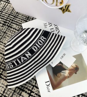 디올 24SS 튤립 클로슈 버킷햇 벙거지 모자 44DTK985A134