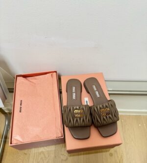 미우미우 마테라쎄 슬리퍼 5XX605 신발