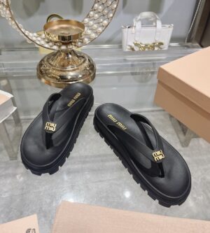 미우미우 러버 플립플랍 쪼리 슬리퍼 5Y154 신발