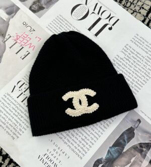 샤넬 CC 로고 비니 캐시미어 모자 AAA398
