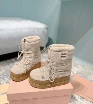 미우미우 시어링 아프레 스키 부츠 5U862D