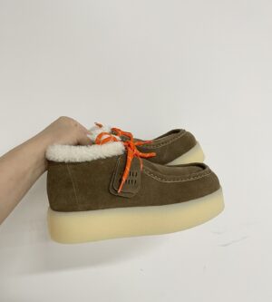 미우미우 스웨이드 앵클 부츠 5T263E