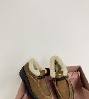 미우미우 페이디드 스웨이드 부티 5T965D