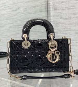 디올 레이디 디 조이 마이크로 백 까나쥬 블랙 S0910OWCB