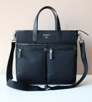 프라다 리나일론 브리프케이스 토트백 숄더백 2VG860