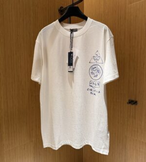 디올 힐턴 넬 캐주얼 핏 반팔 티셔츠 583J696B0817