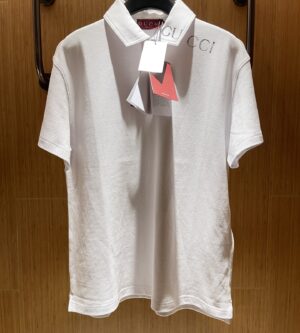 구찌 프린트 코튼 폴로 셔츠 806255