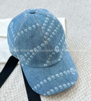 샤넬 25P 프린티드 데님 볼캡 AAA830N