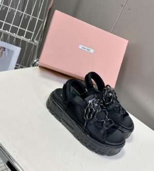 미우미우 청키 네오프렌 샌들 5X418E