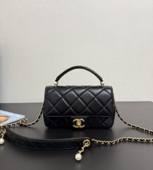 샤넬 탑핸들 미니 플랩 백 AS5399