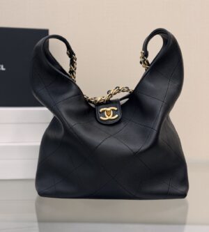 샤넬 25P 체인 숄더 CC 턴락 호보백 AS5403B