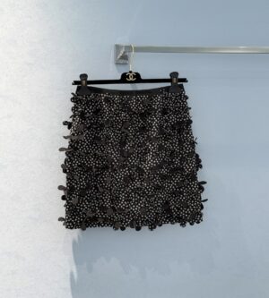 샤넬 25SS CC 로고 프린트 미니 스커트 P78611