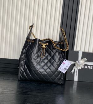 샤넬 25SS 25백 미듐 CC로고 포켓 호보백 체인 스트링  AS5311