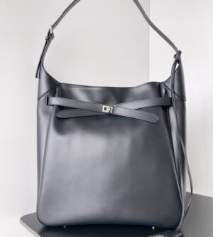 발렌시아가 여성 벨 에어 호보백 라지 블랙 8057582