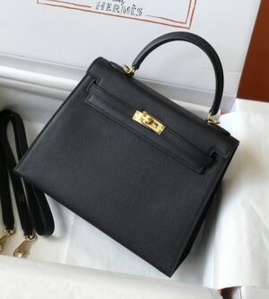 에르메스 켈리 앱송 숄더백25/28 금장