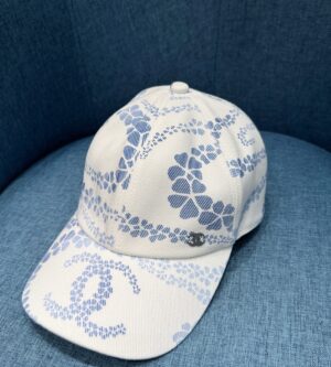 샤넬 25M 코코비치 볼캡 CC로고 플라워 데님 야구모자