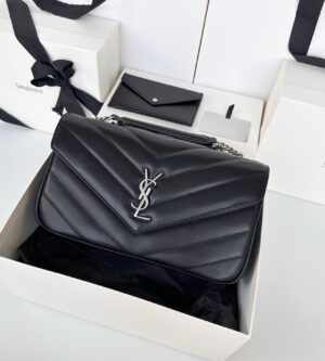 생로랑 루루 마틀라세 미디엄 체인 숄더백 801439