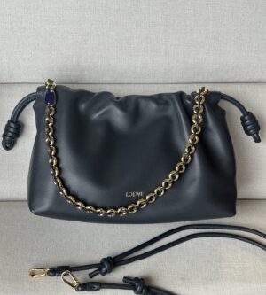 로에베 미디엄 플라멩코 펄스 숄더백 A411FCRX02