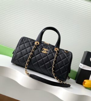 샤넬 25FW 볼링백 라지 블랙 AS5579