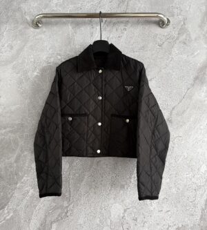 프라다 퀼팅 버튼업 자켓 29X166