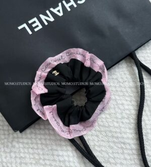 샤넬 헤어슈슈 크레이프, 실크 오간자 AAB402