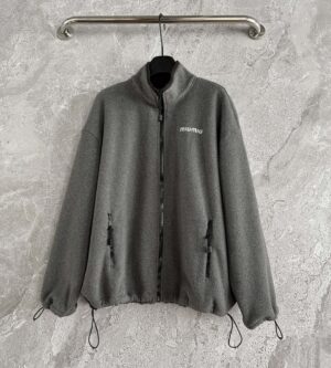 미우미우 플리스 스웨트 집업 자켓 MJL042