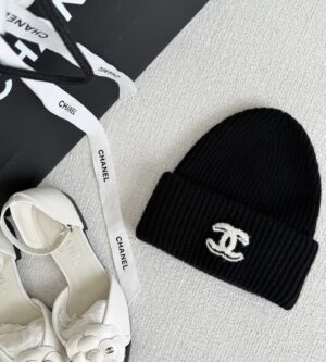 샤넬 비니 CC로고 캐시미어 겨울 니트 모자 클래식 AAB308