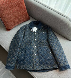 루이비통 엠브로이더드 데님 블루종 청자켓 1AILM5