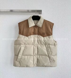 미우미우 테크니컬 퐁제 다운 베스트 패딩 조끼 ML1348