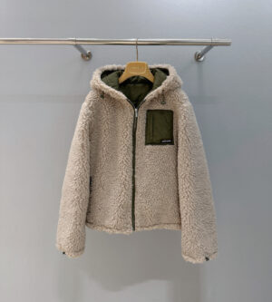 미우미우 미디움 웨이트 테디 다운 자켓 패딩 ML1376