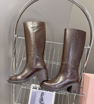 미우미우 가죽 부츠 5W493E