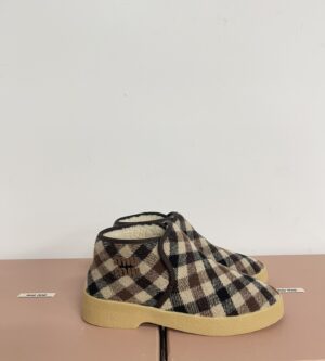 미우미우 울 시어링 슬립온 부츠 5T558E