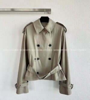 디올 코튼 개버딘 트렌치 자켓