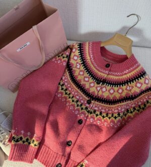 미우미우 울 가디건 MMF00Z