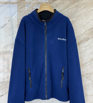 미우미우 플리스 스웨트 집업 자켓 MJL042