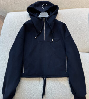 프라다 울 캐시미어 후드 아노락 자켓 134721