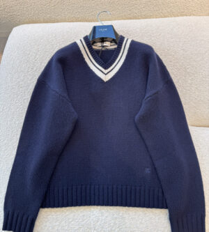 셀린느 캐시미어 V넥 스웨터 니트 RY0RC0V09