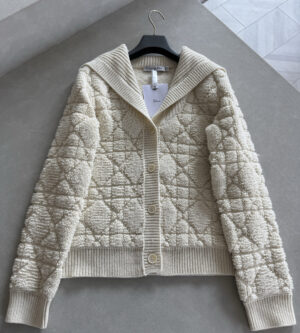 디올 까나쥬 캐시미어 가디건 514G14A3400